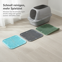 Cat Litter Mat with Spill-Proof and Tracking Control Features