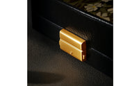 Jewelry Box with Hinged Lid Layered Desktop Jewelry Box Dust-Protective Storage Container for Dresser