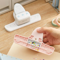 Multi-Functional Heart Hole Punch Precise Punching Heart Shape Craft Punch Compact Design Craft Paper Puncher Confetti Collector for Crafters, Journalers, Students, Scrapbooking, Journaling, DIY Projects