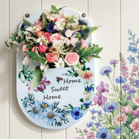 Decorative Mailbox with Lock Outdoor Letterbox with Key Sturdy Wall Mount Mailbox Rust-Proof for Entryway