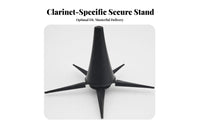 Compact Folding Clarinet Stand Stable Portable Clarinet Stand Star-Shaped Base