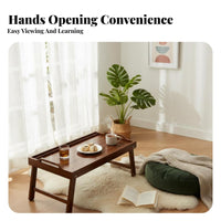 Nordic & aesthetic Folding Floor Table Space-Saving Foldable Floor Desk Portable Household Furniture adaptable for Apartment Dwellers, Home Workers, floor cushion seating area Room, Bay casement, Bedroom, Small areas