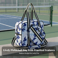 Pickleball Paddle Bag Adjustable Strap Crossbody Pickleball Pouch Single Shoulder Paddle Case External Pocket for Outdoor
