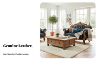 Navy Chesterfield Couch Luxury Design Tufted 3-Seater Chesterfield traditional design Sofa for Interior Designers, Homeowners, Lounge Area, Office, Bedroom