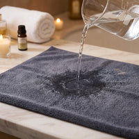 70cm x 140cm Microfibre Towel and Salon Hair Wrapping Towel, Magic Wipe Bathroom Drying Cloth, Quick-Dry 300 GSM Reusable Microfiber with Loop