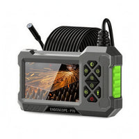 IP67 Water Resistant Industrial Endoscope 4.3-Inch IPS Display Display Industrial Endoscope Camera Rigid Rod Borescope Type-C Charging for Automotive Repair