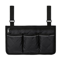 Armrest Pouch Easy to Install Storage Bag Multi-Compartment Rolling Support Hanging Bag for Medical Transport, Outdoor Travel, Rollator