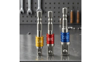 3 Pieces Hex-Shank Adapter Set Forged Power Tool Accessory Wear-Resistant
