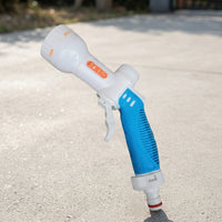 Soap Dispenser for Car Cleaning and Car Wash, Garden Hose Nozzle with Visible Reservoir, Adjustable Spray Pattern Hose Spray, 162g Net Weight