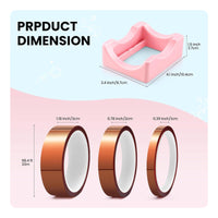 5 Pieces High Heat Resistance Vinyl Application Tool Kit Leaves No Residue Tumbler Cradle Set Built-In Squeegee Slot Mug Crafting Stand Warp-Resistant for Crafters
