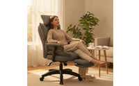 Gaming Chair with Footrest and Support Reclining Gaming Chair with Footrest Padded for Gaming Aficionados, Adults, Home Office, Desk