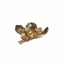 Candle Holder with Bird Nature-Avian Figure Tapered Candlestick Stand Shiny Tabletop Ornament for Dining Table