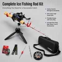 ice fishing rod set