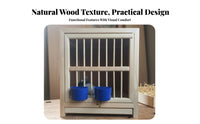 Solid Wood Pigeon Cage Sturdy and Sturdy Pigeon Pairing Cage Easy to Hygienic Avian Breeding Box for Outdoor, Backyard, Balcony