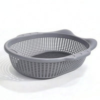 Plastic Cat Basket Easy-to-Clean Cat Bed Basket Breathable Perforated for Cats, Indoor, Window Sill