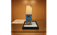 European House Model Realistic Rock-Textured House Model Collectible Souvenir Village Scene Building Kit for Display Shelf