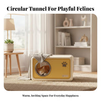 Stackable Feline Cube Easy to Clean Foldable Feline Cube Breathable Large Capacity for Indoors, Bedroom, Portable Use