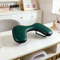 Ergonomic Design U-Shaped Nail Lamp Armrest PU Leather Surface Manicure Hand Rest Stand Salon Equipment
