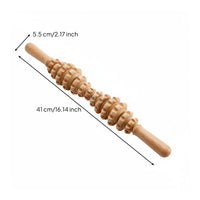 5 Pieces Skin Firming Wooden Massage Roller Set Polished Finish Maderotherapy Tool Kit Ergonomic Design Maderoterapia Kit for Women, Men, Spa