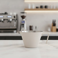 coffee Measuring Cup with Handle Metal coffee Measuring Cup Ergonomic for Latte Art Practice