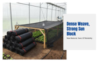 Ultra Dense Shade Mesh, Thickened PE Sunblock, Wide Coverage for Garden, Patio, Outdoor
