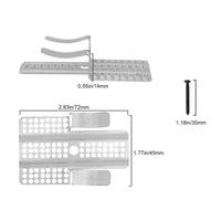 10 Pieces Drywall Repair Clips Perforated Drywall Screws