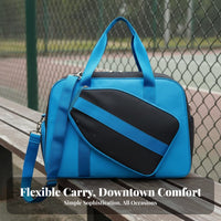 Pickleball Tote Bag Multi-Functional Pickleball Bag Large Capacity Detachable Shoulder Strap for Outdoor, Travel