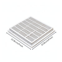 Open-Grid Pool Floor Drain Cover Rigid Square Main Drainer Long-Lasting for Spa
