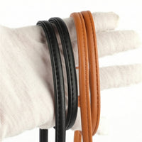 3 Pieces Faux Leather Bag Foundation with Straps Chic Bag Making Kit Slim Hardware Lightweight for Crafters