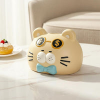 Decorative Cat Tissue Box Sturdy Cartoon Cat Tissue Holder Effortless Dispensing Kitten Napkin Dispenser Easy to Refill for Children, Living Room, Desktop, Bedroom, Office