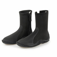 Diving Boots Vulcanized Diving Booties with Zipper Anti-Slip for Cold Water