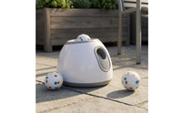 Pet Ball Launcher Side Opening Domed Ball Launcher Animal Plaything Three Balls Indoor and Outdoor Use