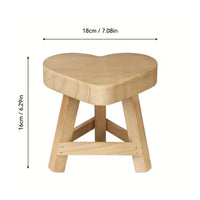 Three Leg Plant Stand Nordic Style Wooden Plant Stand Space Saving Tri-Leg Stool for Balcony