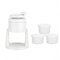 Compact Hand Crank Ice Shaver Tabletop Kitchen Tool for Home