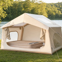 Inflatable Tent One-Button Inflatable Shelter Quick Setup Shelter for Campers, Families, Camping, Comfort Camping, Backyard Sleepovers