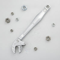 Industrial Grade Self-Adjusting Wrench Multi-Function Crab Claw Wrench Single-Handed Operation Self-Tightening Spanner Heavy Duty for Mechanics, Professionals, Plumbers, Car Repair, Workshop, Garage