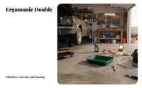 Car Oil Change Pan Thickened Material Oil Drain Pan Parts Cleaning Tray for Auto Repair Professionals, Motorcycle Owners, Workshop, Driveway