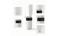 Compact Instant Hot Water Dispenser Slim Desktop Water Dispenser Quick Heating Appliance Easy to Clean for Office, Dorm Room, Bedroom