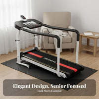Slow Speed Walking Machine for Seniors Multi-Functional Multifunctional Stability Assist Treadmill Low Noise Elderly Support Treadmill for Indoor