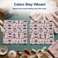 Pure Cotton 40s Poplin Digital Print Fabric for Lolita Dresses & Kids' Clothing