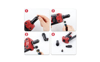 Rivet Nut Tool Kit Heavy Duty Rivet Kit Non Slip Hand Riveter for Home Improvement Hobbyists, Handymen, Home Maintenance