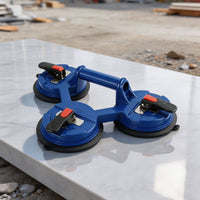 Single-Button Air Release Triple Suction Cup Lifter 3 Cup Vacuum Lifter Construction Tool for Installers, Workers