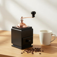 Manual Coffee Grinder Preserves Aroma Hand Crank Coffee Mill Vintage Design Hand Crank Grinder Ergonomic Handle Drawer Collector