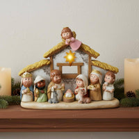 Stable Nativity Ornament Decorative Tabletop Decoration Collectible Decor