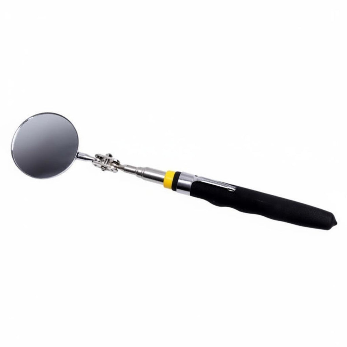 Telescopic Inspection Mirror Adjustable Reach Telescoping Inspection Mirror Stainless Distortion-Clear Reflection