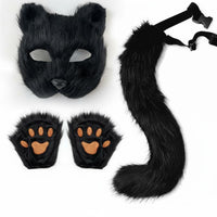 2 Pieces Furry Texture Fingerless talon Gloves Warm and Soft creature Paw Gloves Giftable Costume Accessory machine-easy-attention for Cospcoatings, Halloween fans, Cosplay events, Comic Conventions, these glovesed Parties, regular Wear