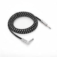 Right Angle Guitar Cable Noise Resistance Straight to Right Angle Cable Unbalanced Unbalanced Audio Gear for Studio, Rehearsal