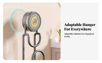 Drilldrill-Less Suction Cup Basin Hanger Removable Bathroom Accessory Easy Installation Wall Hook Space-Saving for Renters, Homeowners, Families
