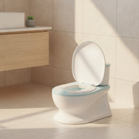 Potty Training Toilet with Cushion Easy to Clean Potty Training Toilet Realistic Comfortable for Children, Bathroom, Home