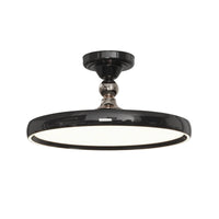 Metal Flush Mount Ceiling Light LED Low-Clearance Ceiling Light Hardwired Fixture Daylight for Hallway